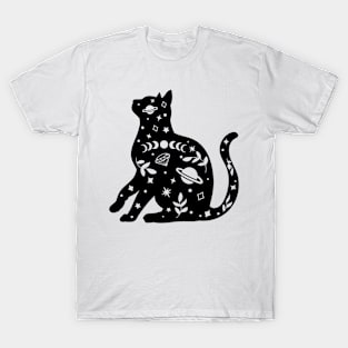 Spirituality Cat Universe Energy - Spiritual T-Shirt